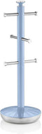 Swan Retro Kopjeshouder & Keukenrolhouder – Set van 2 – Blauw