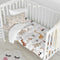 Happy Friday Duvet cover set 2 pieces Dino family 100x120 cm (Cot) Multicolor