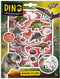 Totum Dino 45 raamstickers - niet permanente verplaatsbare stickers - voor thuis en op reis (45 stuks)