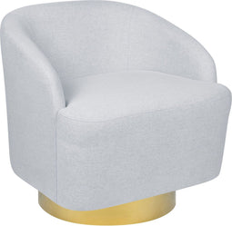 Draaifauteuil LAVIK Stof Lichtgrijs