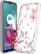 iMoshion Hoesje Geschikt voor Motorola Moto G30 / Moto G20 / Moto G10 Power / Moto G10 Hoesje Siliconen - iMoshion Design hoesje - Roze / Transparant / Blossom Watercolor