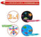STAEDTLER Noris Junior - 3-in-1 kleurpotlood - set 6 st