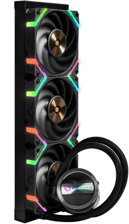 Valkyrie Dragonfang 360 - All-in-One Processor Koeler - 3x 120mm Ventilatoren - Zwart