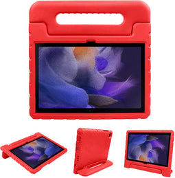 iMoshion Tablet Hoes Kinderen Geschikt voor Samsung Galaxy Tab A8 (2021/2022) - iMoshion Kidsproof Backcover met handvat - Rood