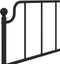 vidaXL - Bedframe - met - hoofdbord - metaal - zwart - 100x190 - cm