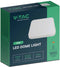 V-TAC VT-8618W-SQ LED vierkante lichtkoepels - 225mm - IP44 - Wit - 18W - 1830 Lumen - 4000K