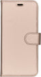 Accezz Hoesje Geschikt voor Samsung Galaxy A6 Plus (2018) Hoesje Met Pasjeshouder - Accezz Wallet Softcase Bookcase - goud