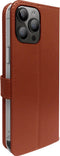 Valenta iPhone 15 - Book Case - Handgemaakt leer - Bruin