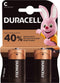 Duracell 2 LR14 C - Alkaline batterij - C formaat - Oranje (2 stuks)