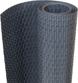 vidaXL - Balkonscherm - 1000x100 - cm - poly - rattan - antracietkleurig