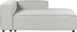 APRICA - Chaise longue - Grijs - Linnen
