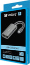 Sandberg 136-18 - USB-C Dock - HDMI LAN SD USB 61W - Grijs
