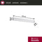 Paulmann Nembus - LED-wandlamp IP44 3000K 600lm 9W Chroom