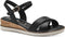 Tamaris Essentials - Dames Sandalen - Sleehak 4,5 cm - BLACK