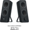 Logitech Z207 - Bluetooth Speakers - 2.0 Stereogeluid - Zwart (2 stuks)