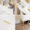 SoBuy FSR206-GW - Schoenenkast - Ultradun 19 cm - Hoogglans Wit en Goud
