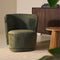 Fauteuil Claire - Vintage Groen Stof - Donkergroen - Comfortabele Fauteuil