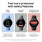 Google Pixel Watch 2 - Smartwatch - GPS - 5ATM - Zilverkleurig met blauw sportbandje
