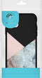 iMoshion Hoesje Geschikt voor iPhone SE (2022) / SE (2020) / 8 / 7 Hoesje Siliconen - iMoshion Design hoesje - Zwart / Roze / Graphic Marble Pink