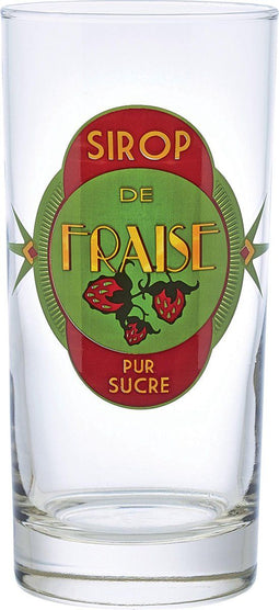Durobor Sirop de Fraise - Longdrinkglas 29 cl - Vaatwasmachinebestendig - Set van 6 (6 stuks)