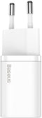 Baseus Super Si - Reislader 25W met USB-C Kabel 1m - Wit