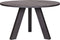 WOOOD Rhonda Eettafel - Eiken - Blacknight - Ø129 cm
