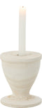 J-Line kaarshouder - hout - wit - small