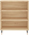 vidaXL - Dressoir - 57x35x70 - cm - bewerkt - hout - sonoma - eikenkleurig
