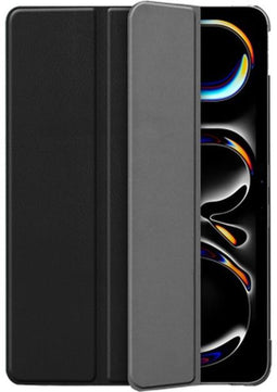 Just in Case iPad Pro 13 (2024) - Book Case - Magneetsluiting Auto-Wake - Zwart