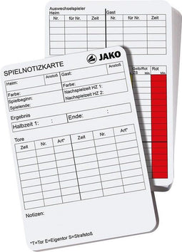 Jako Navulling Spelnotitiekaarten - Wit | Maat: Uni