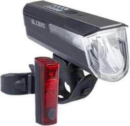 Büchel Verlichtingsset Blc820 80 Lux Usb-oplaadbaar Zwart