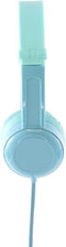 BuddyPhones Travel, Foldable with 3 step volume setting, Blue