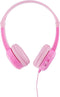 BuddyPhones Travel, Foldable with 3 step volume setting, Pink