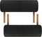 vidaXL - Inklapbare - massagetafel - 2 - zones - met - houten - frame - (zwart)