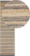 BUDHO - Vloerkleed - Bruin/Grijs - 80 x 300 cm - Jute