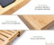 Budu Badplank Bamboe - Badplank voor in bad - Verstelbaar badrek - Houten badplank - Badrekje - Badplank hout - 70-105 cm