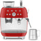Smeg EGF03RDEU - Espressomachine met bonenmaler - 20 bar druk - Rood
