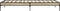 vidaXL - Bedframe - bewerkt - hout - en - metaal - sonoma - eikenkleurig - 100x200 - cm
