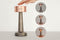 Buccan Dumbbell - Tafellamp - 3 lichtstanden en touchbediening - Rosegoud en zilver