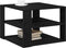vidaXL - Salontafel - Zwart - Eiken - 59,5x59,5x40 - cm - Gefabriceerd - Hout
