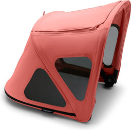 Bugaboo Fox/Cameleon3/Lynx breezy zonnekap, compatibel met alle Bugaboo Fox kinderwagens, rood