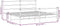 vidaXL - Bedframe - met - hoofd- - en - voeteneinde metaal - wit - 180x200 - cm