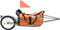 vidaXL - Fietskar - met - tas - oranje - en - zwart