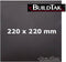 BUILDTAK printbedfolie 220 x 220 mm Printplate BT220X220