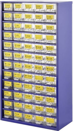 Buiszekering assortiment (Ø x l) 5 mm x 20 mm Inhoud: 540 onderdelen