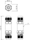 Buiten Multi Kabel Connector voor 2 Kabel 4-14 mm, 2-5 kabel cores 0.5-4 mm², max. 450V AC/24A