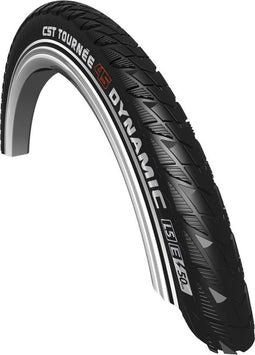 Buitenband CST Tournée Dynamic 28 x 1.40 / 37-622 mm - zwart met reflectie