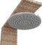 Buitendouche 50x55x224 cm poly rattan en acaciahout beige
