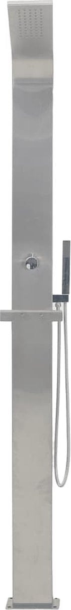 Buitendouche gebogen roestvrij staal