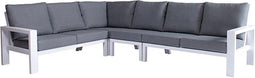 Buitengewoon Boet Benton Hoek Loungebank - Wit